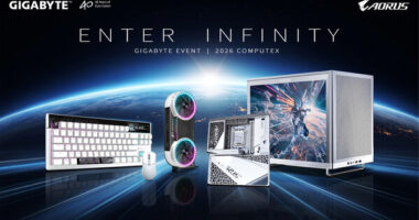 GIGABYTE EVENT เปิดตัวผลิตภัณฑ์ใหม่อย่างเต็มรูปแบบในธีม "ENTER INFINITY" ที่งาน COMPUTEX 2026