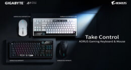 GIGABYTE เผยโฉมอุปกรณ์เกมมิ่งรุ่นใหม่ล่าสุด ทั้งคีย์บอร์ด AORUS K10 INFINITY และเมาส์ M10 INFINITY. ในงานCOMPUTEX 2026 GIGABYTE เผยโฉมอุปกรณ์เกมมิ่งรุ่นใหม่ล่าสุด ทั้งคีย์บอร์ด AORUS K10 INFINITY และเมาส์ M10 INFINITY. ในงานCOMPUTEX 2026