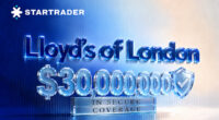 STARTRADER เพิ่มวงเงินประกันกับ Lloyd's of London ให้ลูกค้าเป็น 30 ล้านดอลลาร์ STARTRADER เพิ่มวงเงินประกันกับ Lloyd's of London ให้ลูกค้าเป็น 30 ล้านดอลลาร์