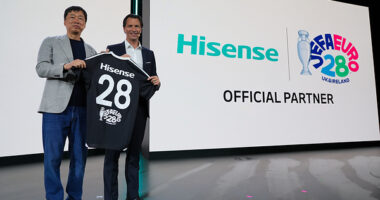 Hisense ขยายความร่วมมือระยะยาวกับ UEFA ในฐานะพันธมิตรอย่างเป็นทางการของ UEFA EURO 2028 Hisense ขยายความร่วมมือระยะยาวกับ UEFA ในฐานะพันธมิตรอย่างเป็นทางการของ UEFA EURO 2028