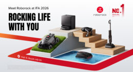 Roborock เผยนิยามใหม่ของการทำความสะอาดที่เน้นมนุษย์เป็นศูนย์กลาง ณ งาน IFA 2026: เปิดตัวระบบนิเวศซึ่งครอบคลุมตั้งแต่ห้องนั่งเล่นไปจนถึงสระว่ายน้ำ Roborock เผยนิยามใหม่ของการทำความสะอาดที่เน้นมนุษย์เป็นศูนย์กลาง ณ งาน IFA 2026: เปิดตัวระบบนิเวศซึ่งครอบคลุมตั้งแต่ห้องนั่งเล่นไปจนถึงสระว่ายน้ำ