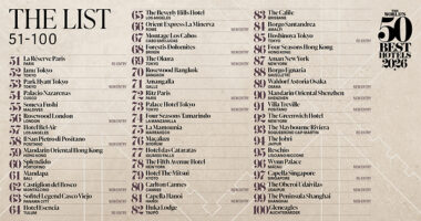 THE WORLD'S 50 BEST HOTELS 2026 ประกาศรายชื่อโรงแรมในอันดับ 51-100 เพิ่มเติม THE WORLD'S 50 BEST HOTELS 2026 ประกาศรายชื่อโรงแรมในอันดับ 51-100 เพิ่มเติม