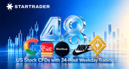 STARTRADER ประกาศเพิ่มหุ้นสหรัฐฯ ใหม่ทั้งหมด 48 ตัว พร้อมเปิดให้เทรดได้ 24 ชั่วโมงในทุกวันทำการของตลาด