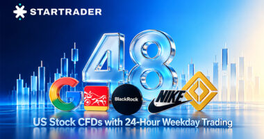 STARTRADER ประกาศเพิ่มหุ้นสหรัฐฯ ใหม่ทั้งหมด 48 ตัว พร้อมเปิดให้เทรดได้ 24 ชั่วโมงในทุกวันทำการของตลาด