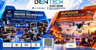 DronTech Asia 2026 เปิดโลกเทคโนโลยีโดรนแห่งอนาคต รับการเติบโตของอุตสาหกรรมเอเชีย