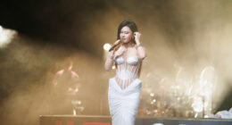 JJ Lin, Tia Ray และ Lil Ghost ขึ้นแสดงบนเวที Formula 1 Singapore Grand Prix โดยได้รับการสนับสนุนจาก TME