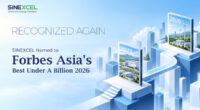 SINEXCEL ติดโผ Forbes Asia's Best Under A Billion 2026 รอบสอง