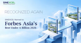 SINEXCEL ติดโผ Forbes Asia's Best Under A Billion 2026 รอบสอง